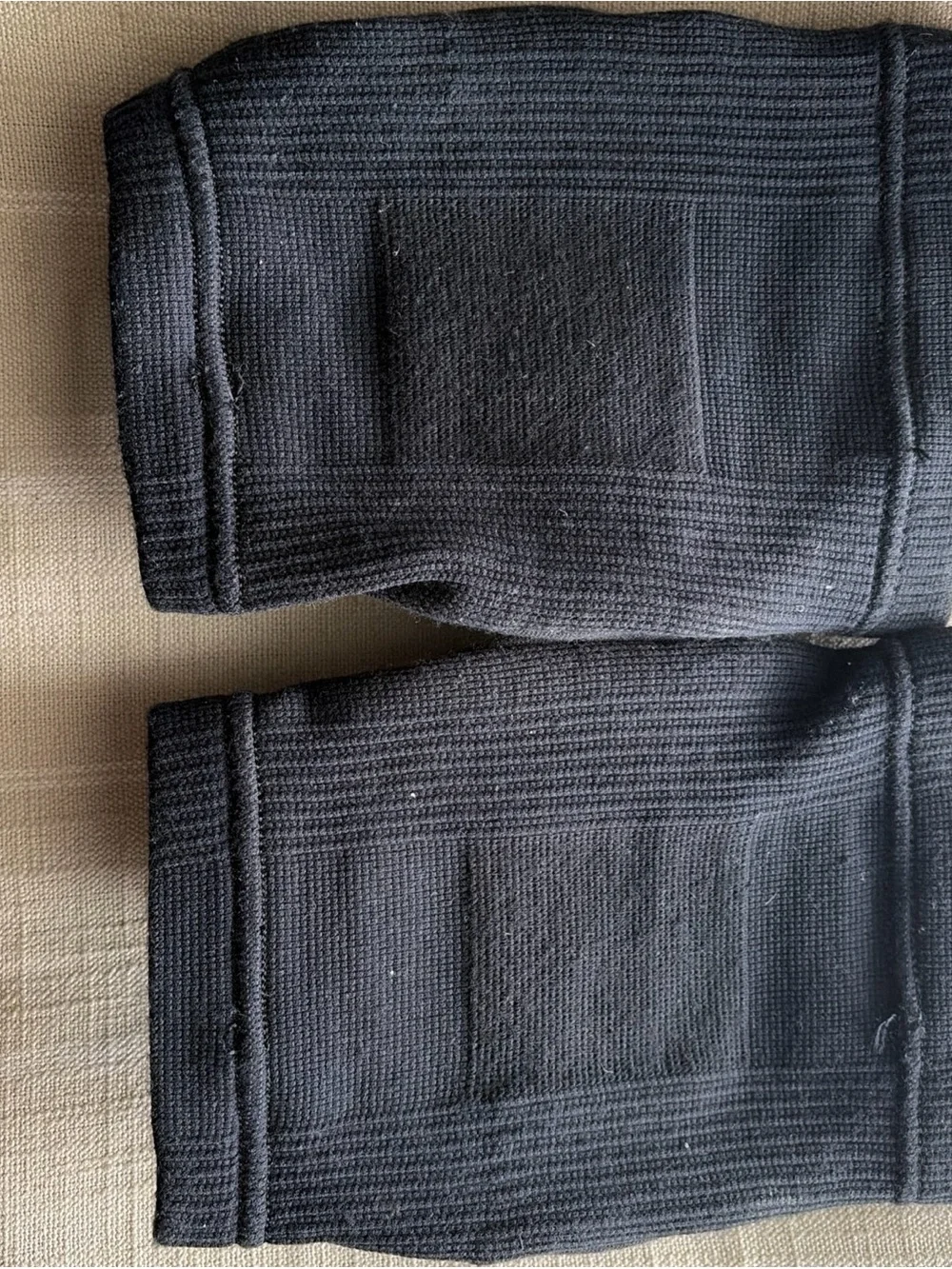ASICS Black Padded Support Sleeve - Athletic Underwear Accessory